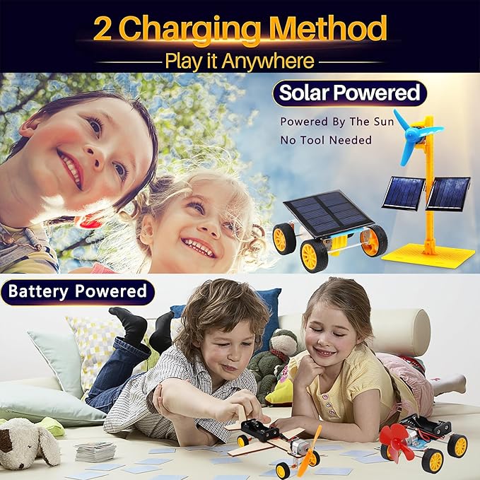 STEM Kits for Kids Ages 8-10-12-14, Stem Building Toys for Boys Age 8-12, Science Experiments for Kids 9-12, Kids Solar Car STEM Projects Activities for Kids Ages 8-12, Stem Toys for Ages 8-13