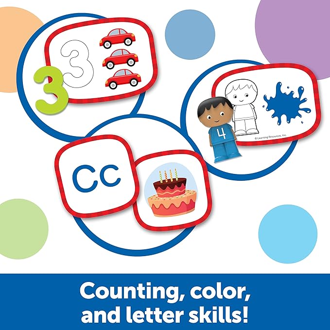 Learning Resources Skill Builders! Toddler Skills - Toddler Learning Materials, Homeschool Preschool Supplies, Teaching Cards for Toddlers, Ages 2+,41 Piece Set