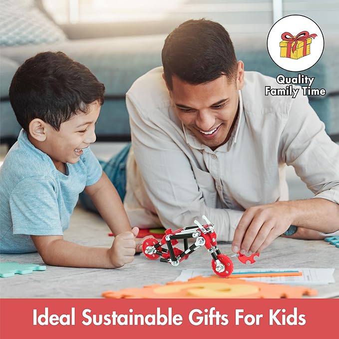 Stem Building Toys, ChopperBit Educational Build Your Own Robot Toy for Kids 8+ Year Old Boys and Girls, Stem Toys Engineering Kit, Motorcycle Vehicle Construction Toys Steam Gift