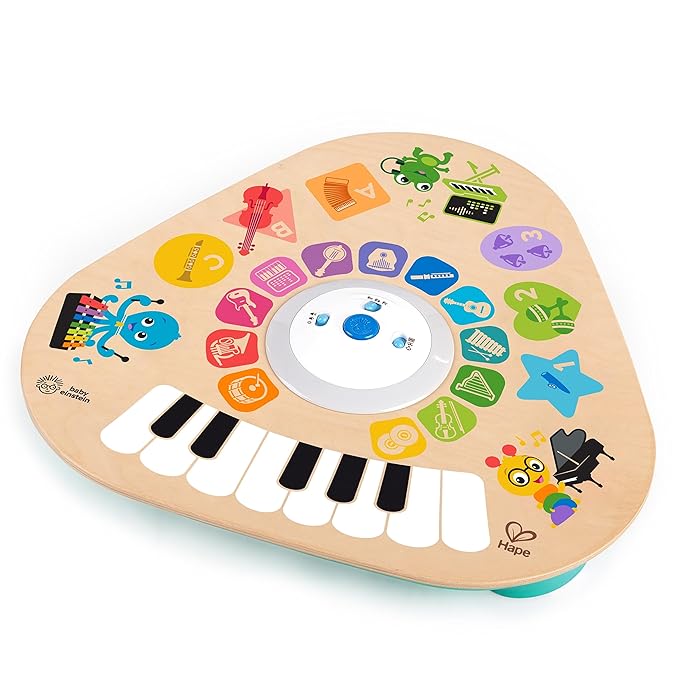 Baby Einstein Clever Composer Tune Table Magic Touch Electronic Wooden Activity Toddler Toy, Ages 12 Months +