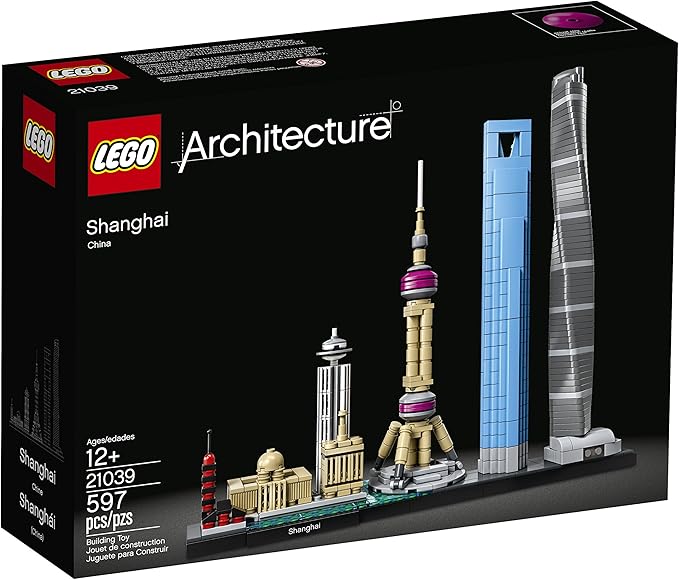 LEGO Architecture Shanghai 21039 Building Kit (597 Pieces)