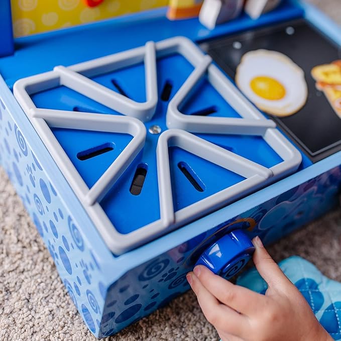 Melissa & Doug Blue's Clues & You! Wooden Cooking Play Set (42 Pieces)
