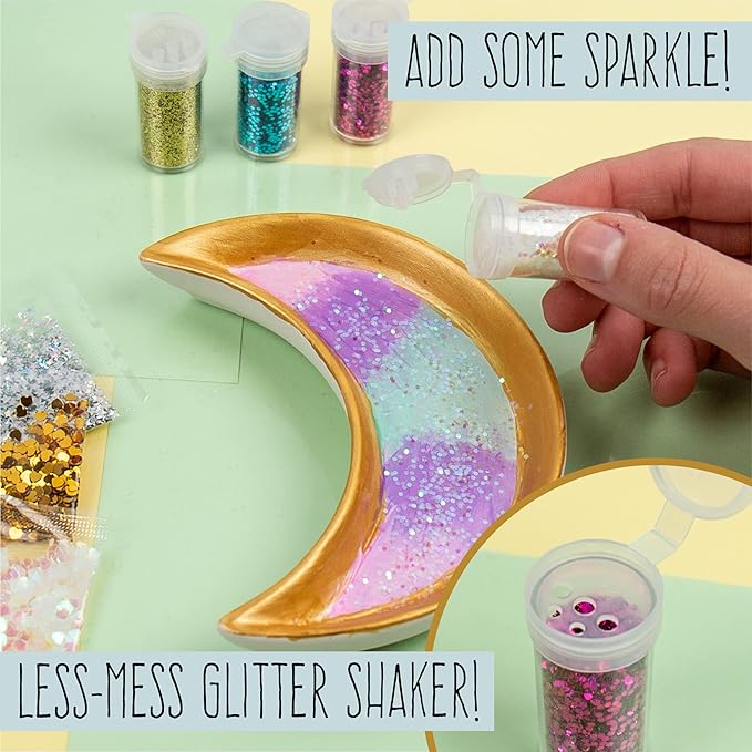 STMT D.I.Y. Resin Jewelry Dish Kit, Epoxy Resin Jewelry Dish Kit, Creative Resin Craft Kit for Beginners, Create Your Own Trinket Tray Dish, Great Weekend Activity for Kids Adults