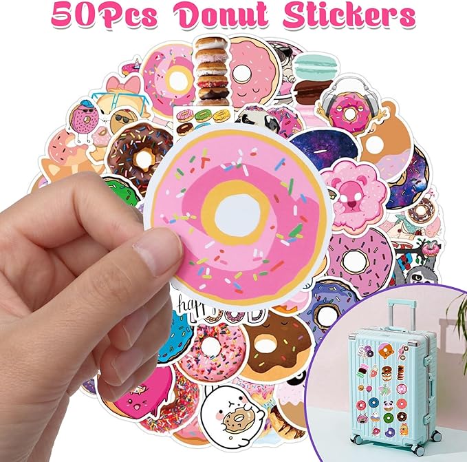 98 Donut Party Favors Two Sweet Birthday Party Supplies for Girls Kids Straw Bubble Silicone Bracelet Keychain Sticker Donut Themed Toy Gift Goodie Bag Stuffer Candyland Party Favors