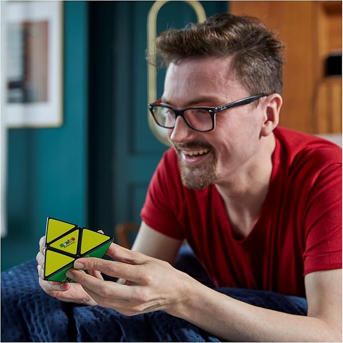 Rubik’s Pyramid, Rubik's Pyramid Pocket Colour-Matching Triangular Cubing Puzzle