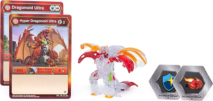 Bakugan, Special Attack Ventri, Spinning Collectible, Customizable Action Figure and Trading Cards, Kids Toys for Boys and Girls 6 and up