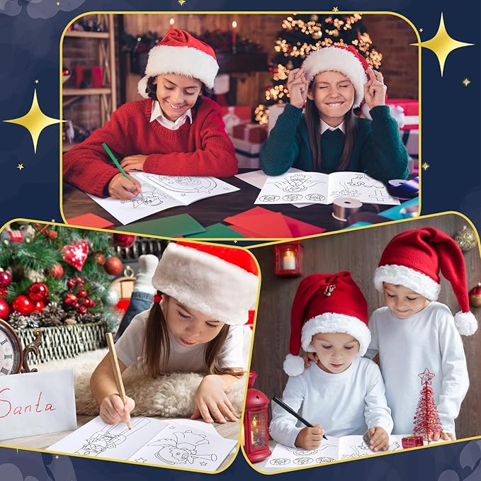 Fulmoon 48 Pcs Coloring Books DIY Art Drawing Book, Books Bulk Party Favors for Goodie Bag Gift Stuffer School Classroom Activity(Nativity)