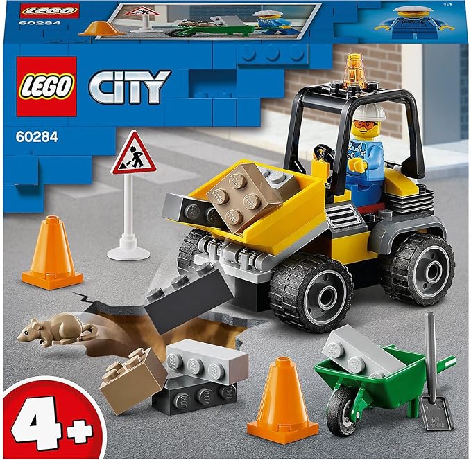 LEGO 60284 City Great Vehicles Highway Construction Vehicle