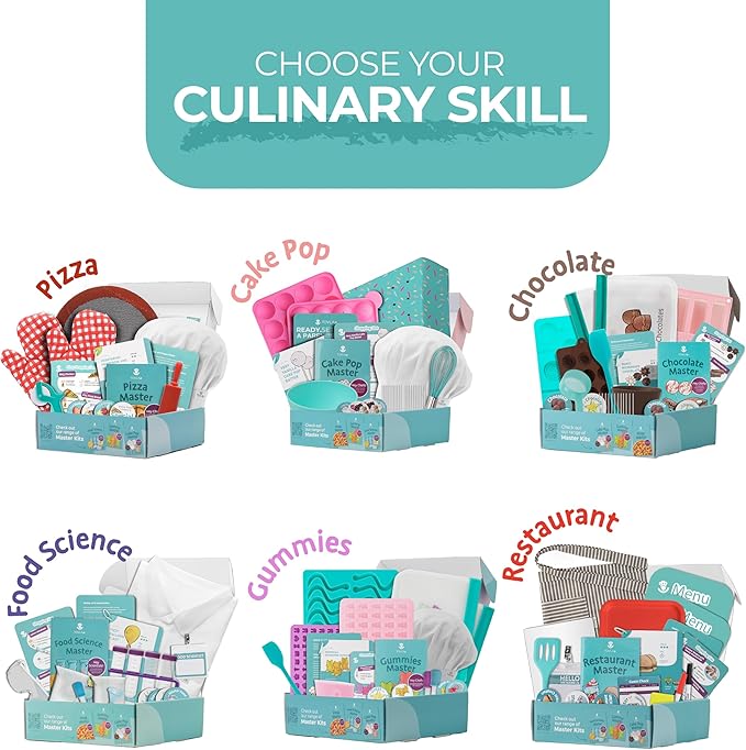 Tovla Jr. Edible Science Experiment Kits for Young Kids 4+ – STEM Educational Activity with Hands-On Food and Kitchen Experiments Using Real Tools