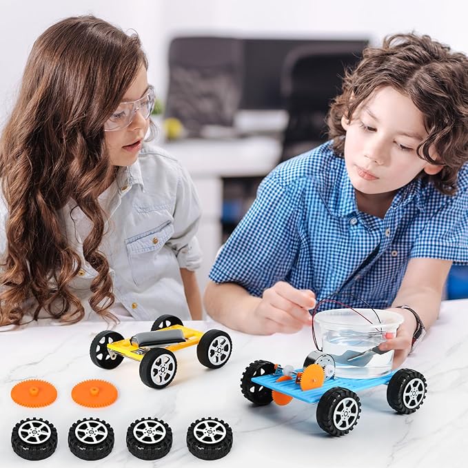 STEM Kits for Kids Age 8-10, 6 Set Robotics STEM Toys for Kids Age 8-12, Science Kits for Kids 5-7, Car Crafts Activities Building Engineering Kit, Birthday Gifts for 5 6 7 8 10 12 Year Old Boys Girl