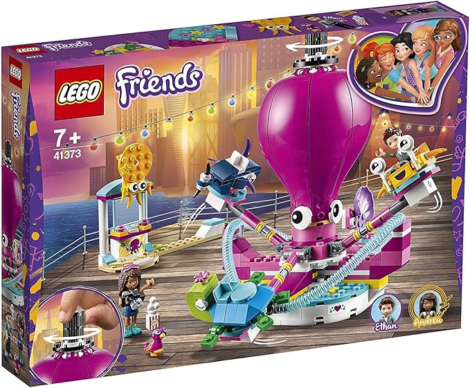 LEGO® -The Octopus Carousel Friends Building Games, 41373, Multicoloured