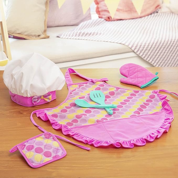 Battat- Play Circle- Play Kitchen For Toddlers – Baking Set – Chef'S Hat & Apron- Pretend Play – 3 years +