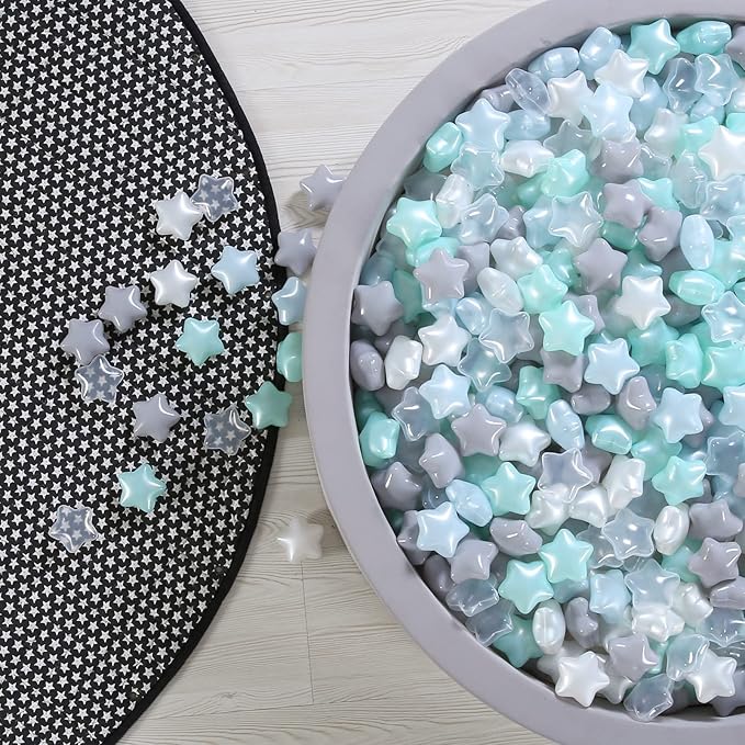 GOGOSO Ball Pit Balls for Toddles, Kids Plastic Balls for BallPit, Pool, Baby Party Accessories, Birthday Decoration 50 100 200 500 1000