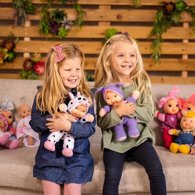 Baby's First (Bilingual - English-Spanish) 12" Farm Animal Friends Cow Soft & Cuddly Singing Musical Doll, Sings Old McDonald Had a Farm