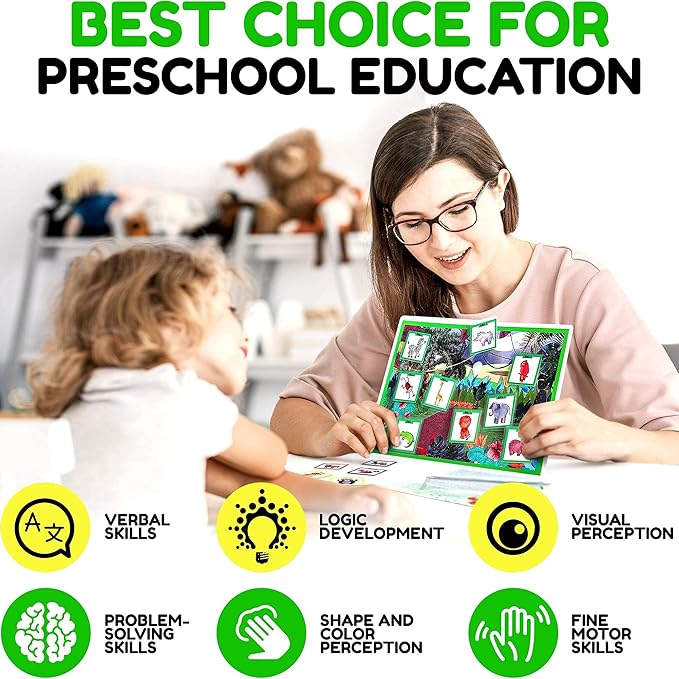 USA Sensory Busy Book Toys Autistic Children, Toddler Speech Therapy Activity Board Toys Montessori Educational Learning Toys, Autistic Toys Book, Montessori Toys for Toddlers (Speech Therapy