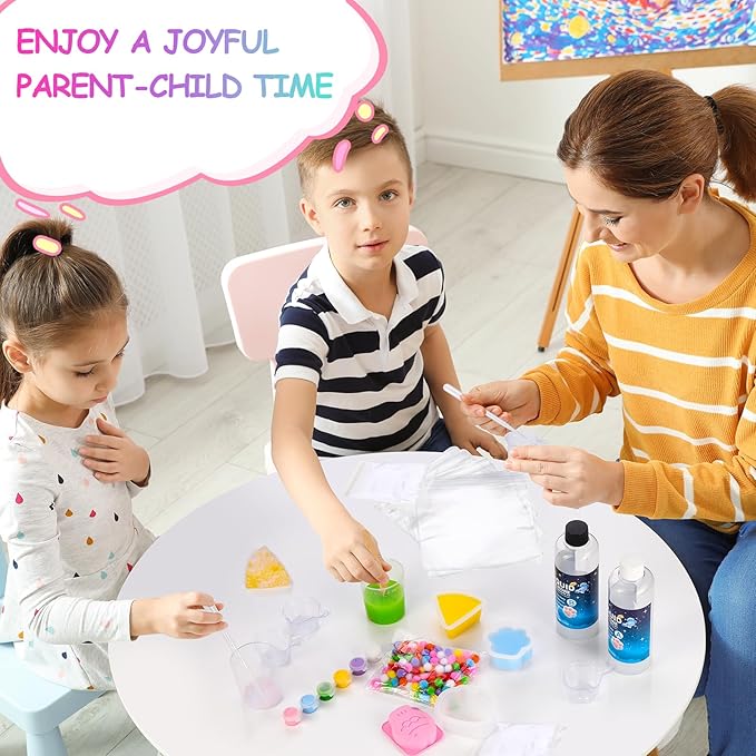 Ktdorns Fun 18oz Taba Squishy Kit with Mold & Flocking Powder - DIY Stress Relief Toy for Taba Squishy Paw and Sticky Lovers