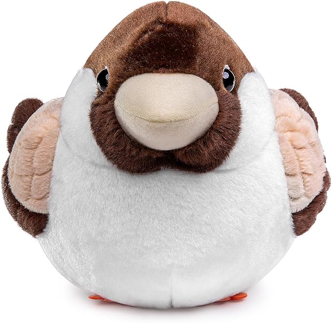 ZHONGXIN MADE Sparrow Plush Toy - Realistic Sparrow Stuffed Animals 9inch, Cute Little Bird Raven Plush as Gift for Your Friends