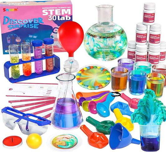 SNAEN Science Kit with 180+ Science Lab Experiments,DIY STEM Educational Learning Scientific Tools for 3 4 5 6 7 8 9 10 11 Years Old Boys Girls Kids Toys Gift