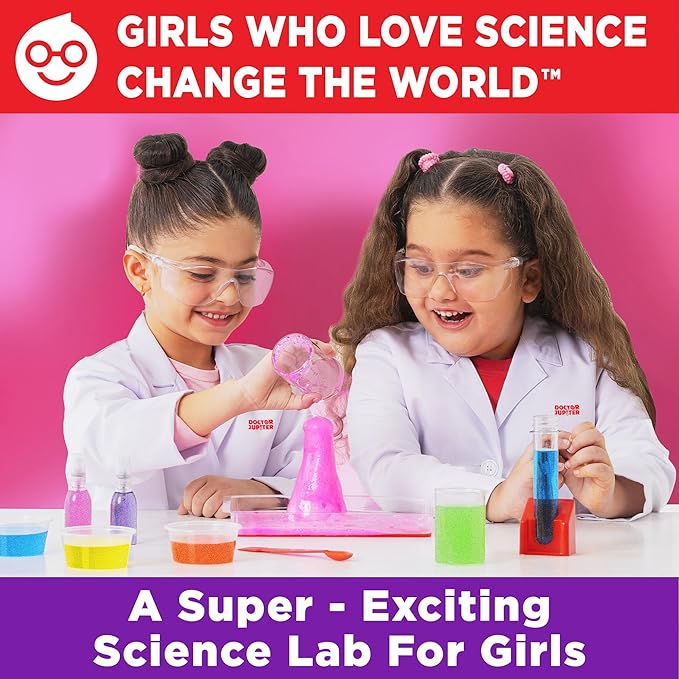 Doctor Jupiter My First Amazing Science Kit for Girls Ages 4+ | Birthday Gift Ideas for 4-5-6-7-8-9-10-11-12 Year Old Girls | STEM Learning & Educational Toys | Advanced Science Experiment Series