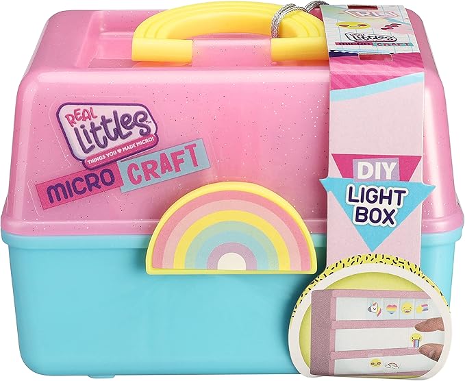 REAL LITTLES - Mini Craft Box - Collect 6 Different Projects to Make with Micro Working Accessories Inside! Styles May Vary and Each Craft Sold Separately, Small, Multicolor, 1 Pack