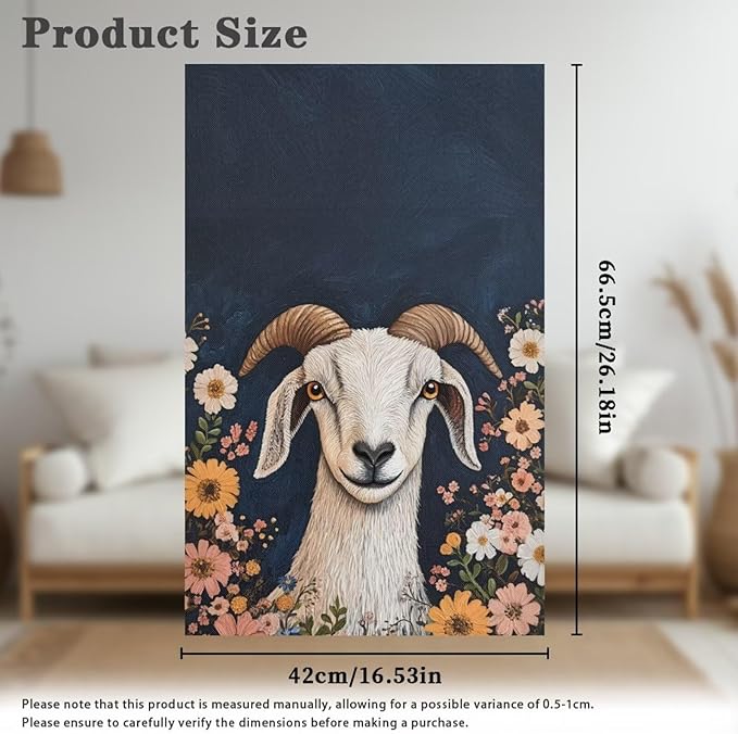 Sheep Headrest Covers for Recliners Fabric Floral Sofa Headrest Slipcovers Covers Pet Scratch Resistant Non Slip Couch Headrest Covers for Home 3 Pack