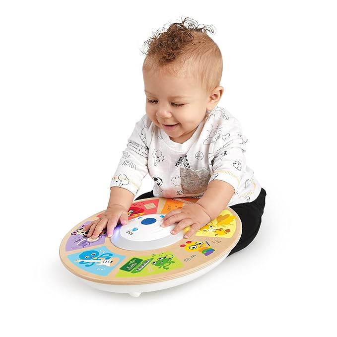 Baby Einstein Cal's Smart Sounds Symphony Magic Touch Wooden Electronic Activity Toy, Ages 6 Months +