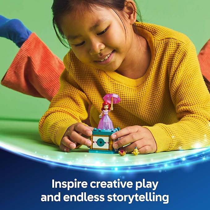 LEGO Disney Princess Twirling Ariel Toy - Building Toy for Kids, Girls and Boys, Ages 5+ - Little Mermaid Toy for Fans of Movie - Ariel Doll Gift Idea for Birthdays - 43259