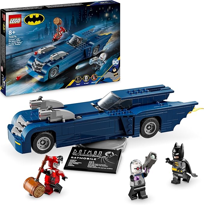 LEGO 76274 DC Batman im Batmobil vs. Harley Quinn und Mr. Freeze