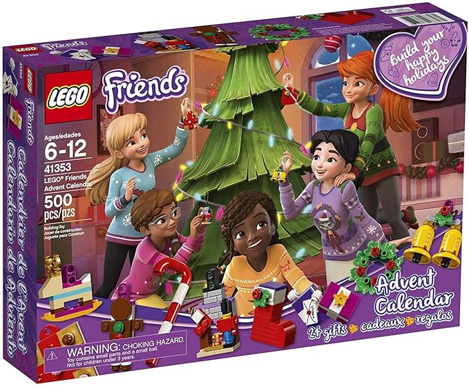 LEGO Friends Advent Calendar 41353, New 2018 Edition, Small Building Toys, Christmas Countdown Calendar for Kids (500 Pieces)