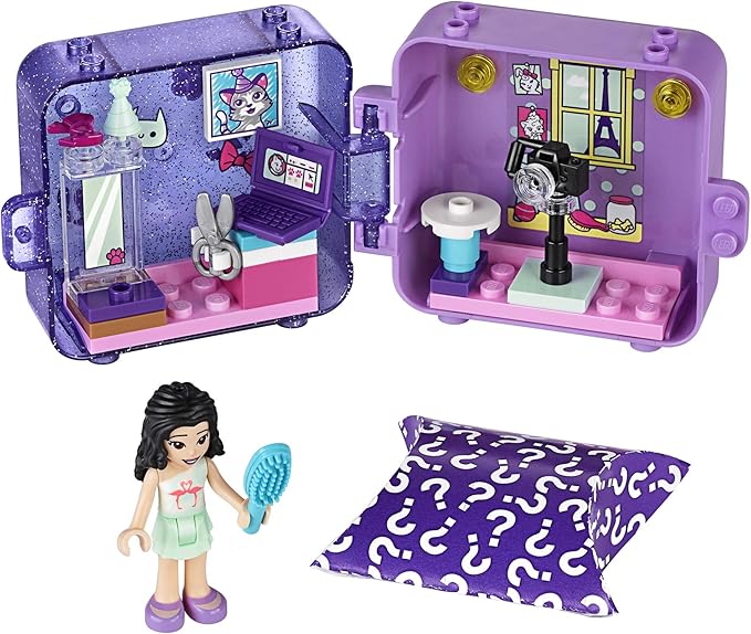 LEGO Friends Emma’s Play Cube 41404 Building Kit, Includes Collectible Mini-Doll for Imaginative Play, New 2020 (36 Pieces)