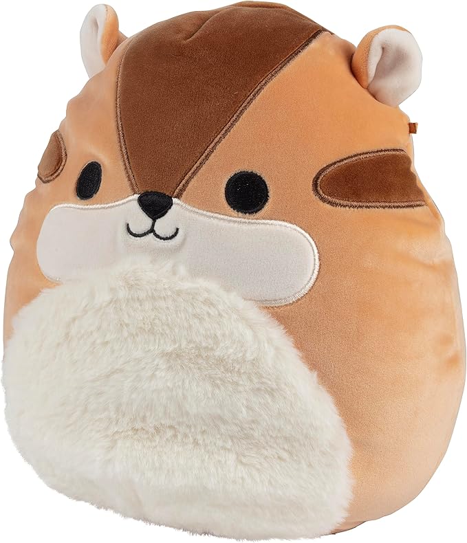 Squishmallows Original 10-Inch Melzie The Chipmunk - Official Jazwares Plush - Collectible Soft & Squishy Chipmunk Stuffed Animal Toy - Add to Your Squad - Gift for Kids, Girls & Boys
