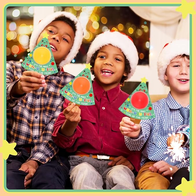 Tioncy 24 Pack Christmas Air Dry Clay Kit Gifts for Kids Christmas Goodie Bag Stuffers Christmas Classroom Prizes Bulk Christmas Stocking Stuffers Modeling Clay Kids Art Crafts Gift for Xmas
