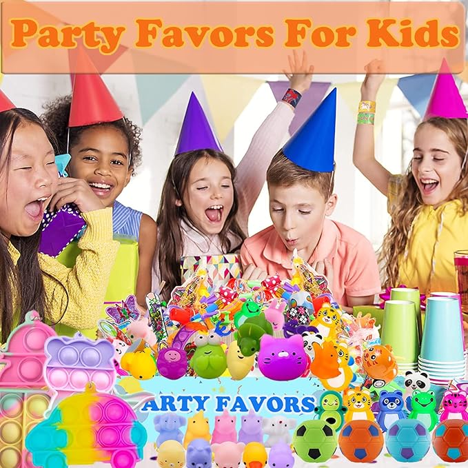 116 Pcs Prizes for Kids Classroom, Treasure Box Toys for Classroom, Treasure Chest, Birthday Party Favors for Kids 4-8, Pinata Fillers Goodie Bag Stuffers, Bulk Valentines Gift for Kids Classroom
