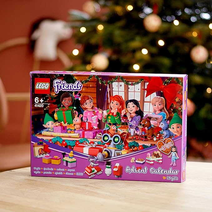 LEGO Friends 2020 Advent Calendar 41420, Kids Advent Calendar with Toys; Makes a Great Holiday Treat for Children who Love Toy Advent Calendars and buildable Figures (236 Pieces)