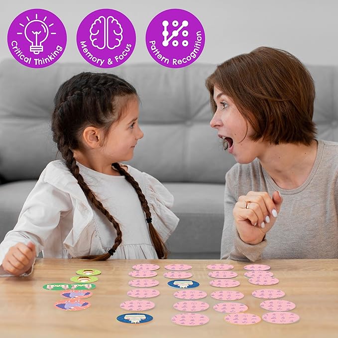 Match Alike - Memory Matching Game (Unicorn Party) for Kids Ages 3-8 - Matching Games for Toddlers 3-5 - Memory Matching Games for Kids Cute Unicorn Theme - Preschool Game