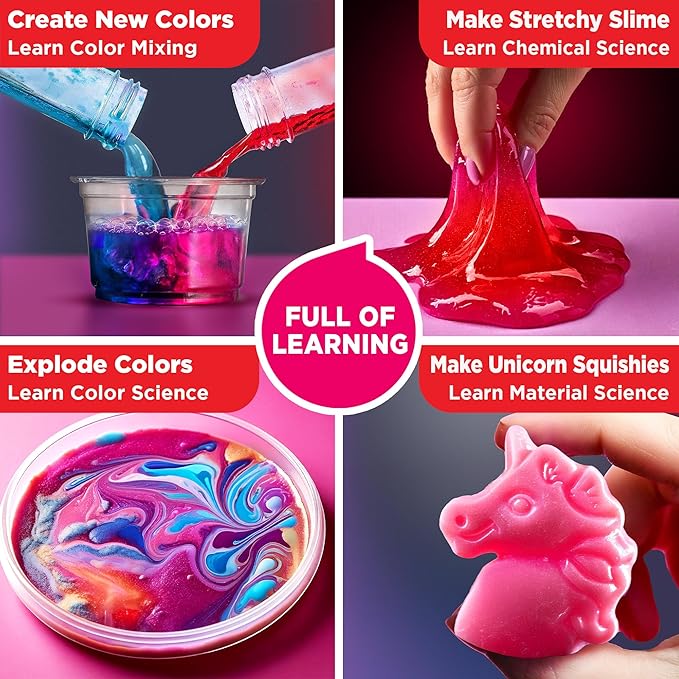 Doctor Jupiter Girls’ First Science Kit for Kids Ages 4-5-6-7-8-9-10-11-12 | Birthday Gift Ideas for 4+ Year Old Girls | STEM Learning & Educational Toys | 50+ Experiments Starter Science Series