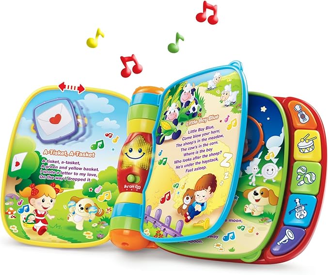 VTech Musical Rhymes Book (Frustration Free Packaging), Red