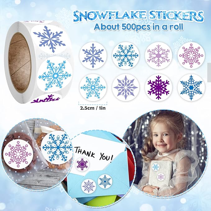Winrayk Frozen Party Favors Birthday Supplies for Girls Kids, Invisible Ink Pen Snowflake Notebook Silicone Bracelet Stamper Sticker, Goodie Bag Stuffer Pinata Elsa Winter Party Favors Decor Serves 12