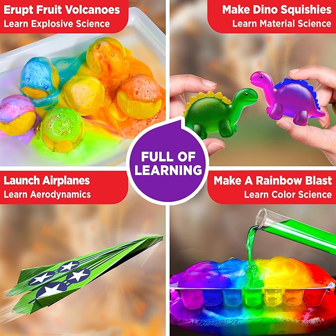 Doctor Jupiter My First Amazing Science Kit for Kids Ages 4+ | Birthday Gift Ideas for 4-5-6-7-8-9-10-11-12 Year Old Boys & Girls | STEM Learning & Educational Toys |Advanced Science Experiment Series