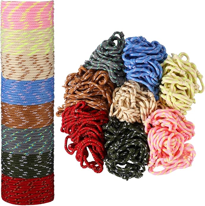 WILLBOND 216 Neon Friendship Bracelets Bulk for Kids Birthday Classroom Student Gift Adjustable Paracord Bracelets Rope Woven Neon Colors Valentine Day Gift Girls Boy Party Favors