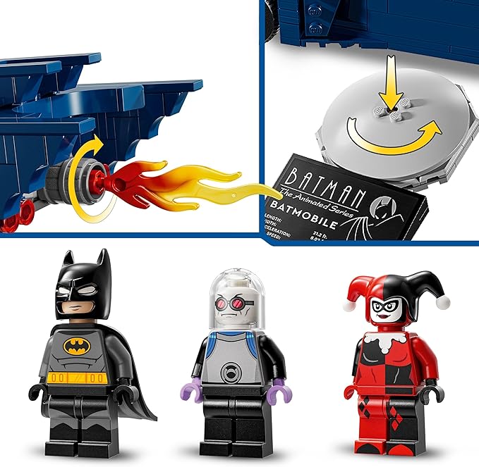 LEGO 76274 DC Batman im Batmobil vs. Harley Quinn und Mr. Freeze