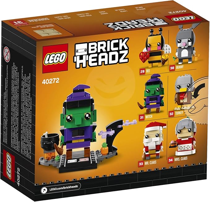 LEGO BrickHeadz Halloween Witch 40272 Building Kit (151 Pieces)