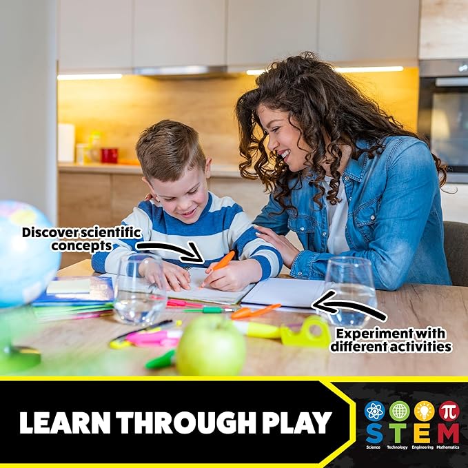 Stomp Rocket Stompin' Science Book - Use with Toys Rocket Launcher Kits for Kids - Introduction to STEM Educational Book for Boys & Girls, Fun, Interactive Outdoor Play, Learning Activity & Discovery
