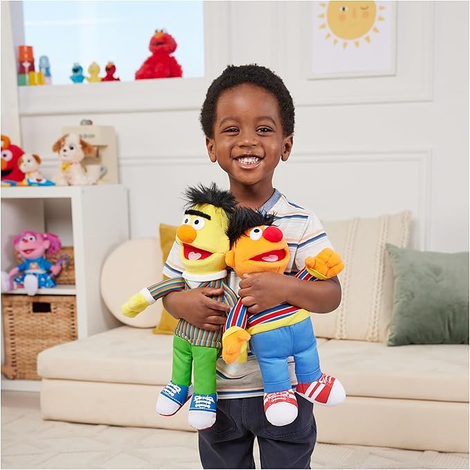 GUND Sesame Street Official Ernie Muppet Plush, Premium Plush Toy for Ages 1 & Up, Orange, 13.5”