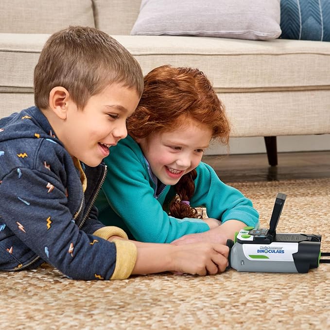 LeapFrog Magic Adventures Binoculars with Screen Capture, Night Vision for Kids Ages 4 and up, White