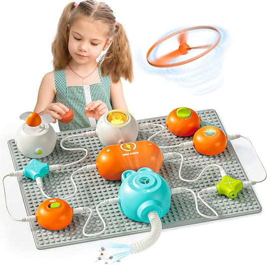 Science Kits for Kids - STEM Kits for Kids, Electronics Exploration Kit, 140+ Projects, 10+ Circuit Parts, STEM Educational Toy Gifts for Kids Boys Girls Ages 3 4 5 6 7 8 9 10 11 12