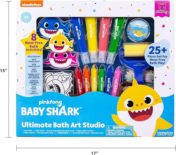 Baby Shark Ultimate Bath Art Studio by Horizon Group USA