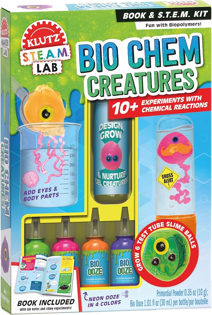 KLUTZ Bio Chem Creatures STEAM Lab