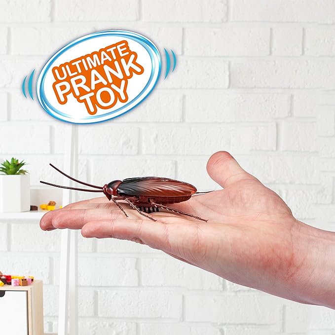Robo Alive Scuttling Cockroach Battery-Powered Robotic Toy (2 Pack) (Custom Packaging) by ZURU