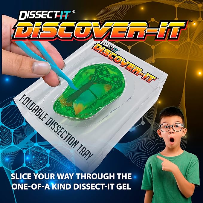 Top Secret Toys Discover-It Dissection Kit for Kids, Synthetic Butterfly Metamorphosis Science Lab Kit, STEM Science Toys for Kids Ages 5 and Above